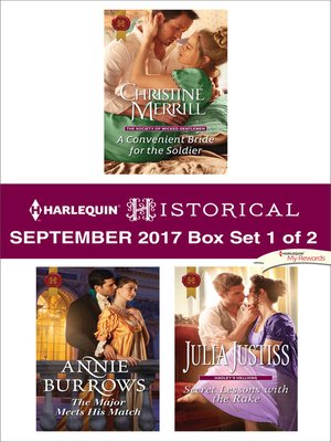 cover image of Harlequin Historical September 2017--Box Set 1 of 2